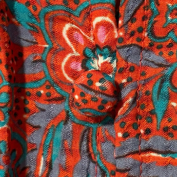 Veronica Beard Lorraine Paisley Flutter Sleeve Dress - Picture 6 of 11